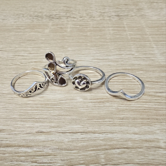 Bohemian silver rings - Picture 2 of 2